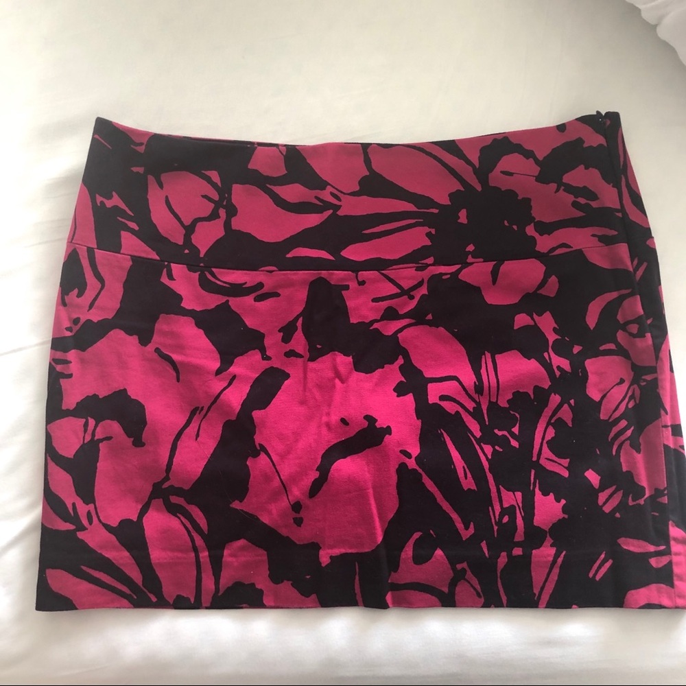 Express Rose Patterned Mini Skirt - image 2